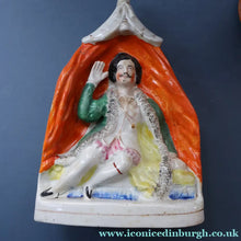 Load image into Gallery viewer, Antique 1860s Staffordshire Figurine. The Actor David Garrick as Richard III
