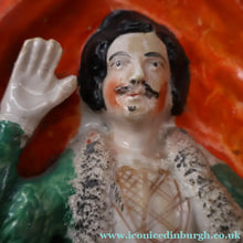 Load image into Gallery viewer, Antique 1860s Staffordshire Figurine. The Actor David Garrick as Richard III

