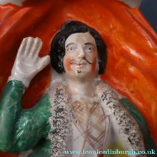 Load image into Gallery viewer, Antique 1860s Staffordshire Figurine. The Actor David Garrick as Richard III
