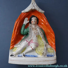 Load image into Gallery viewer, Antique 1860s Staffordshire Figurine. The Actor David Garrick as Richard III
