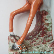 Load image into Gallery viewer, Equestrian Figurines. 1860s Staffordshire Pottery. Pair Edward VII and Princess Alexandra
