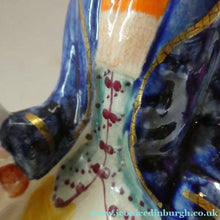 Load image into Gallery viewer, Smaller Pair. 19th Century Antique Staffordshire HIGHWAYMEN Figurines of Dick Turpin and Tom King
