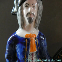 Load image into Gallery viewer, Smaller Pair. 19th Century Antique Staffordshire HIGHWAYMEN Figurines of Dick Turpin and Tom King
