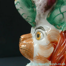 Load image into Gallery viewer, Sweet ANTIQUE STAFFORDSHIRE 19th Century Tall Spaniel Dog Jug or Pitcher
