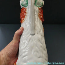 Load image into Gallery viewer, Sweet ANTIQUE STAFFORDSHIRE 19th Century Tall Spaniel Dog Jug or Pitcher

