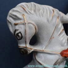 Load image into Gallery viewer, Rarer 1870s Historical Staffordshire Figurine: William I, King of Prussia on Horseback
