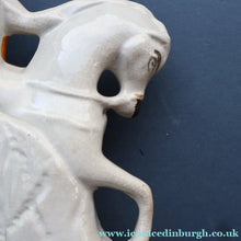 Load image into Gallery viewer, Rarer 1870s Historical Staffordshire Figurine: William I, King of Prussia on Horseback

