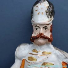 Load image into Gallery viewer, Rarer 1870s Historical Staffordshire Figurine: William I, King of Prussia on Horseback
