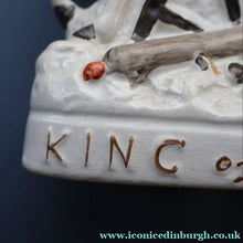 Load image into Gallery viewer, Rarer 1870s Historical Staffordshire Figurine: William I, King of Prussia on Horseback
