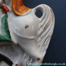 Load image into Gallery viewer, Rarer 1870s Historical Staffordshire Figurine: William I, King of Prussia on Horseback
