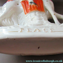 Load image into Gallery viewer, Genuine ANTIQUE Pair of 19th Century Staffordshire Figures Representing War and Peace; c 1870
