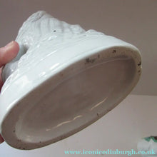 Load image into Gallery viewer, 1870s Pair of White Bird Staffordshire Flatback Figurines Antique
