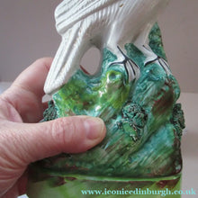 Load image into Gallery viewer, 1870s Pair of White Bird Staffordshire Flatback Figurines Antique
