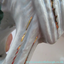 Load image into Gallery viewer, 1870s Pair of White Bird Staffordshire Flatback Figurines Antique
