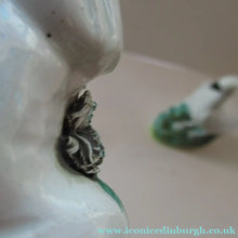 Load image into Gallery viewer, 1870s Pair of White Bird Staffordshire Flatback Figurines Antique
