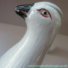 Load image into Gallery viewer, 1870s Pair of White Bird Staffordshire Flatback Figurines Antique
