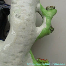 Load image into Gallery viewer, Huge Staffordshire Figurine Spill Vase: Gamekeeper or Hunter with his Retriever Dog
