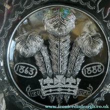 Load image into Gallery viewer, Edward VII Pressed Glass Bowl. British Royalty Silver Wedding 1880s
