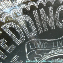 Load image into Gallery viewer, Edward VII Pressed Glass Bowl. British Royalty Silver Wedding 1880s

