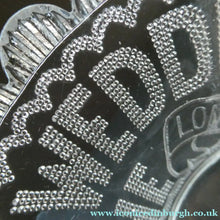 Load image into Gallery viewer, Edward VII Pressed Glass Bowl. British Royalty Silver Wedding 1880s
