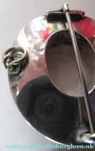 Load image into Gallery viewer, Antique Victorian Agate or Pebble Brooch Solid Silver 
