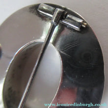 Load image into Gallery viewer, Antique Victorian Agate or Pebble Brooch Solid Silver 
