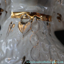 Load image into Gallery viewer, 1880s Victorian Staffordshire Dogs Chimney Spaniels / Wally Dugs. Brown Glass Eyes. 12 inches - Staffordshire Figure
