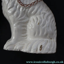Load image into Gallery viewer, 1880s Victorian Staffordshire Dogs Chimney Spaniels / Wally Dugs. Yellow Painted Eyes (Copy) - Staffordshire Figure
