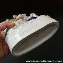 Load image into Gallery viewer, Antique 19th Century Staffordshire Figurine. Couple with a Nest 
