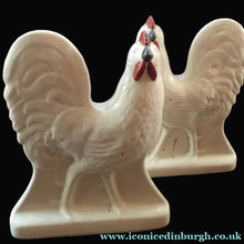 Load image into Gallery viewer, Extremely RARE Matching Pair of Antique STAFFORDSHIRE ROOSTERS. Large Size; Victorian. Late 19th Century
