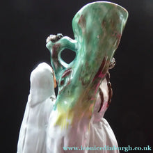 Load image into Gallery viewer, Rare Large ANTIQUE Staffordshire Spill Vase Figurine of the Gypsy Fortune Teller; 1880s. EXCELLENT CONDITION
