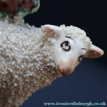 Load image into Gallery viewer, ANTIQUE Victorian 1880s Staffordshire Spill Vase. In the form of a Sheep or Ram

