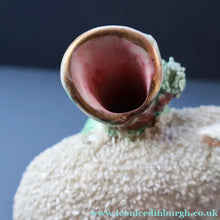 Load image into Gallery viewer, ANTIQUE Victorian 1880s Staffordshire Spill Vase. In the form of a Sheep or Ram
