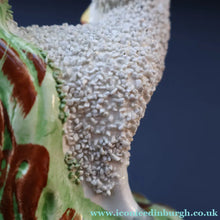Load image into Gallery viewer, ANTIQUE Victorian 1880s Staffordshire Spill Vase. In the form of a Sheep or Ram
