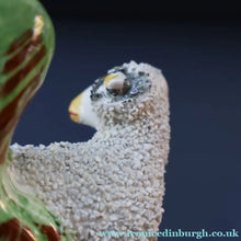 Load image into Gallery viewer, ANTIQUE Victorian 1880s Staffordshire Spill Vase. In the form of a Sheep or Ram
