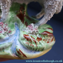 Load image into Gallery viewer, ANTIQUE Victorian 1880s Staffordshire Spill Vase. In the form of a Sheep or Ram
