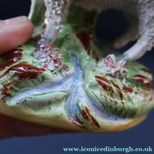 Load image into Gallery viewer, ANTIQUE Victorian 1880s Staffordshire Spill Vase. In the form of a Sheep or Ram
