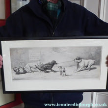 Load image into Gallery viewer, Satirical Print Engraving by Mansell after Harding Cox. Tug of War
