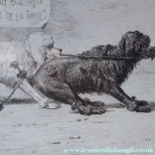 Load image into Gallery viewer, Satirical Print Engraving by Mansell after Harding Cox. Tug of War
