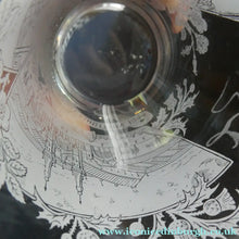 Load image into Gallery viewer, Edinburgh International Exhibition 1890 Meggetland. Antique Souvenir Glass Forth Rail Bridge
