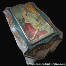 Load image into Gallery viewer, Antique Colman's Mustard Tin. Images of Queen Victoria, Transportation etc. c 1898

