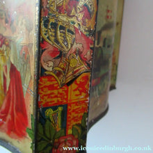 Load image into Gallery viewer, Antique Colman's Mustard Tin. Images of Queen Victoria, Transportation etc. c 1898
