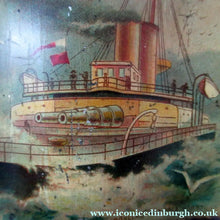 Load image into Gallery viewer, Antique Colman's Mustard Tin. Images of Queen Victoria, Transportation etc. c 1898

