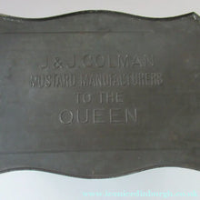 Load image into Gallery viewer, Antique Colman's Mustard Tin. Images of Queen Victoria, Transportation etc. c 1898
