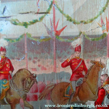 Load image into Gallery viewer, Antique Colman's Mustard Tin. Images of Queen Victoria, Transportation etc. c 1898
