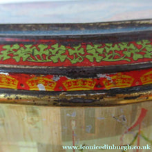Load image into Gallery viewer, Antique Colman's Mustard Tin. Images of Queen Victoria, Transportation etc. c 1898
