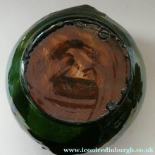 Load image into Gallery viewer, 1890s MASSIVE Arts &amp; Crafts Green Glazed Pot or Jardiniere. Made by AULT Pottery for LIBERTY

