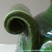 Load image into Gallery viewer, 1890s MASSIVE Arts &amp; Crafts Green Glazed Pot or Jardiniere. Made by AULT Pottery for LIBERTY

