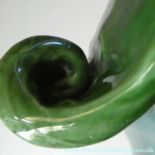 Load image into Gallery viewer, 1890s MASSIVE Arts &amp; Crafts Green Glazed Pot or Jardiniere. Made by AULT Pottery for LIBERTY
