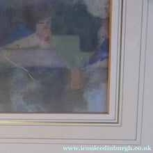Load image into Gallery viewer, Strange 1890s VICTORIAN Watercolour by Thomas Carleton Grant. Two Boys Playing Marbles in a Village Square - British Art
